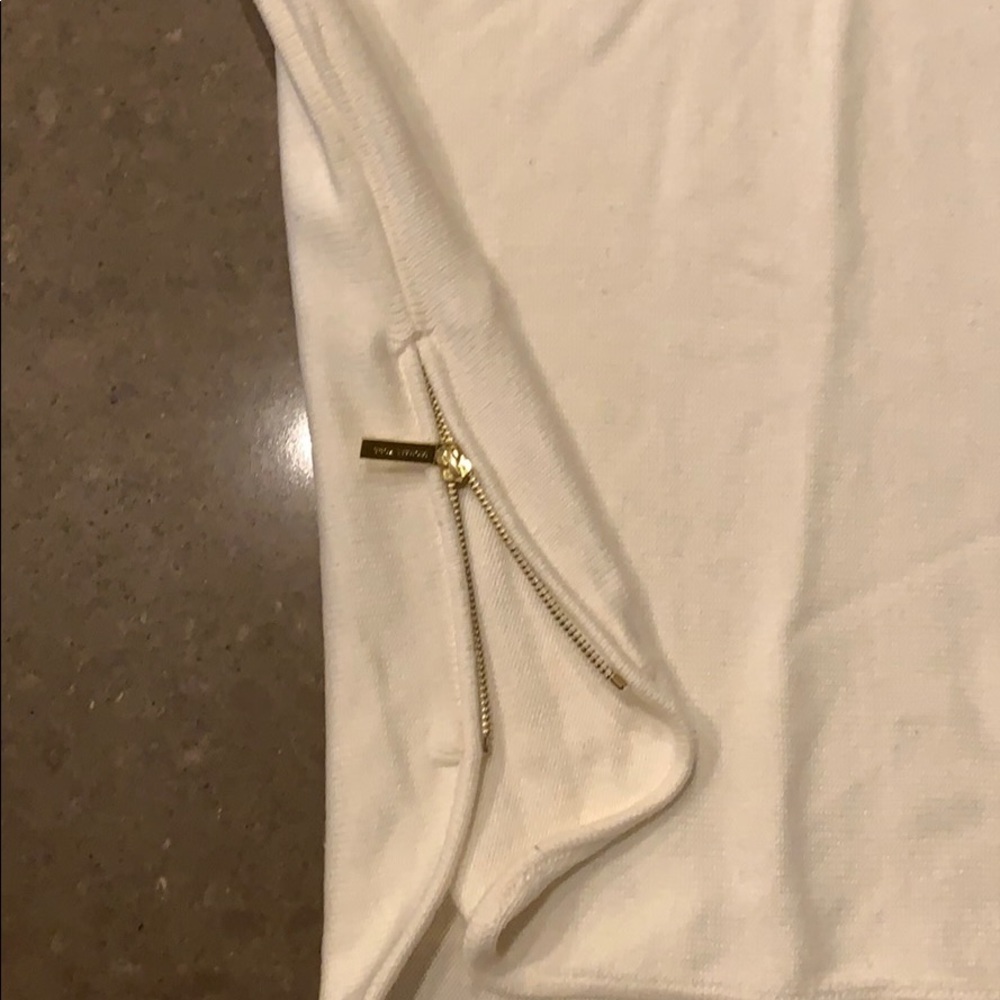 Michael Kors : White White Long-Sleeved Shirt